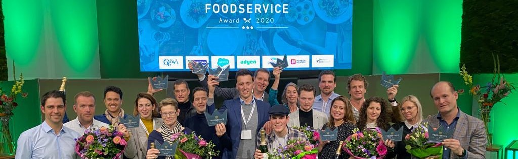 De winnaars van de Food Service Awards 2020 op de Horecava vakbeurs
