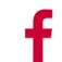 Pictogram Facebook in white voor de FAQ pushbar Total Club
