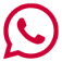 Whatsapp pictogram in wit voor de FAQ Total Club pushbar&nbsp;
